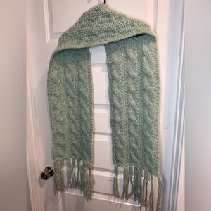 a new day Mint Green Knit Scarf